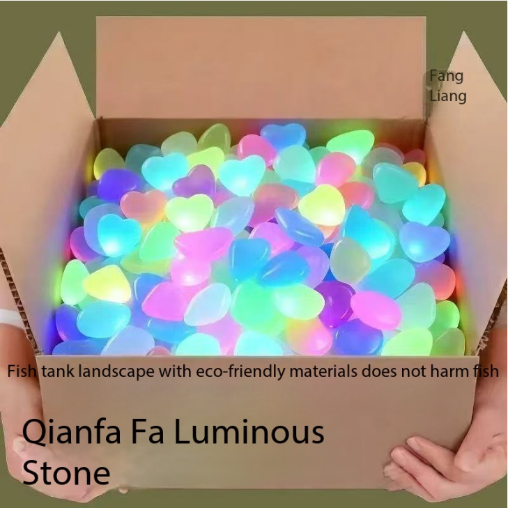 Aquarium Fish Land - Pietre Luminose Colorate da 1CM, 100