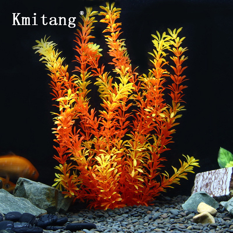 Aquarium Fish Land - Piante Tropicali Artificiali da 100cm, Grandi