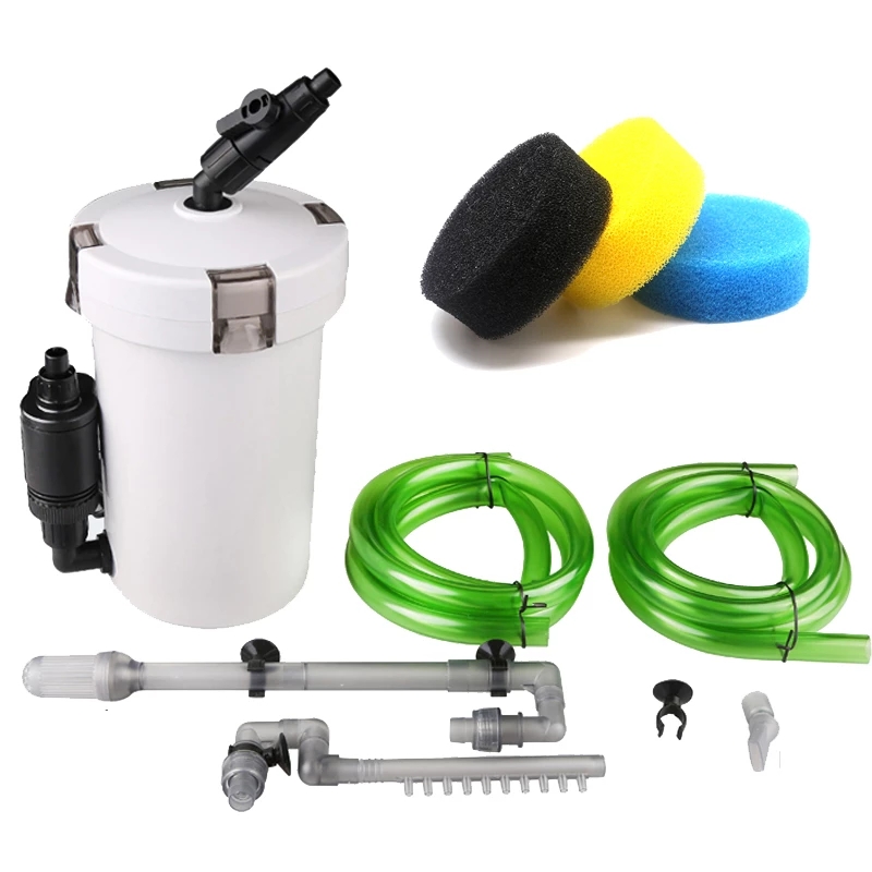 Aquarium Fish Usa - Filtro Esterno Ultra-Silenzioso per Acquario HW‑602B