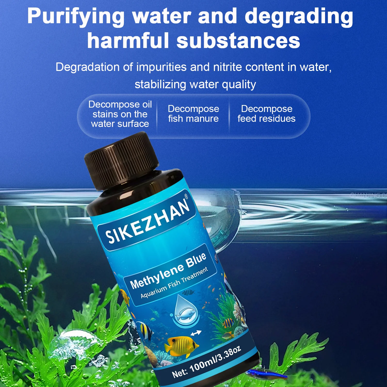Blu di Metilene per il trattam - Aquarium Fish Medicine recensione e prezzo