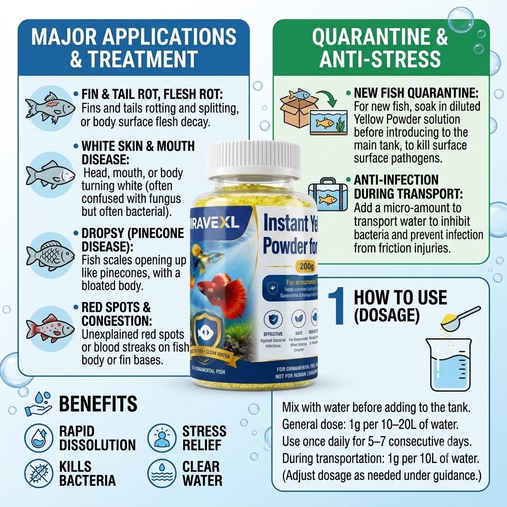 Polvere Gialla Istantanea Tutt - Aquarium Fish Medicine recensione e prezzo
